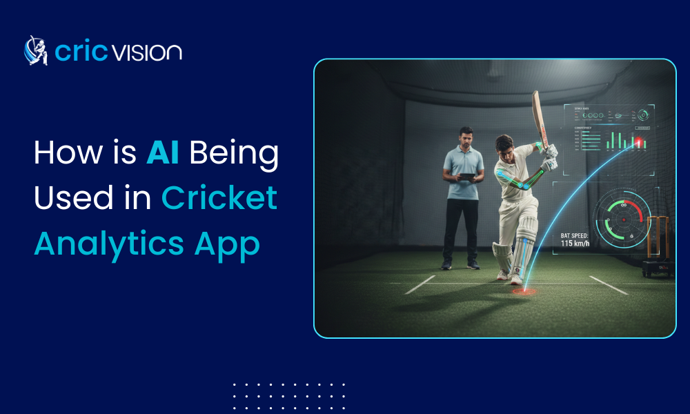 How AI-powered cricket analytics apps track ball speed, bat speed, workload, injury risk, and performance trends to help academies improve coaching, team selection, and long-term player development.